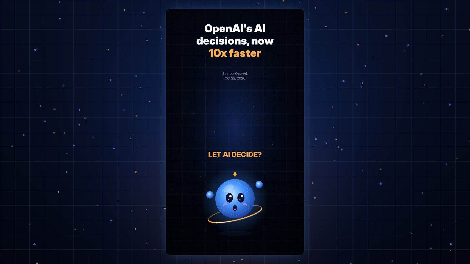 Gobi Daily title card reading OpenAI's AI decisions, now 10x faster, with Gobi below.